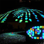 Glow in the dark kiezels – materiaal: Fotoluminescent pigment + milieuvriendelijke hars — afbeelding 3