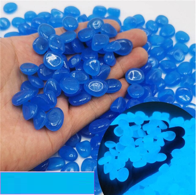 Glow in the dark kiezels – materiaal: Fotoluminescent pigment + milieuvriendelijke hars — afbeelding 10