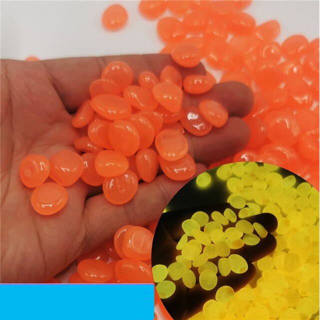 Glow in the dark kiezels – materiaal: Fotoluminescent pigment + milieuvriendelijke hars — afbeelding 12