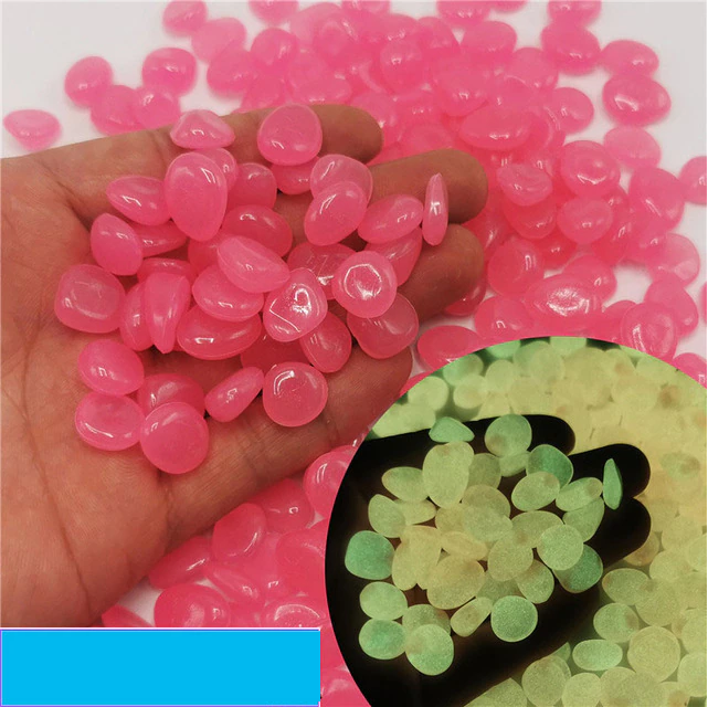 Glow in the dark kiezels – materiaal: Fotoluminescent pigment + milieuvriendelijke hars — afbeelding 13