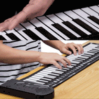 Draagbare rollup piano