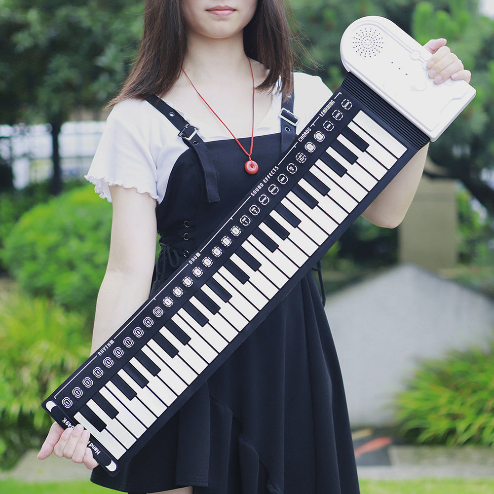 Draagbare rollup piano