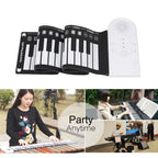 Draagbare rollup piano
