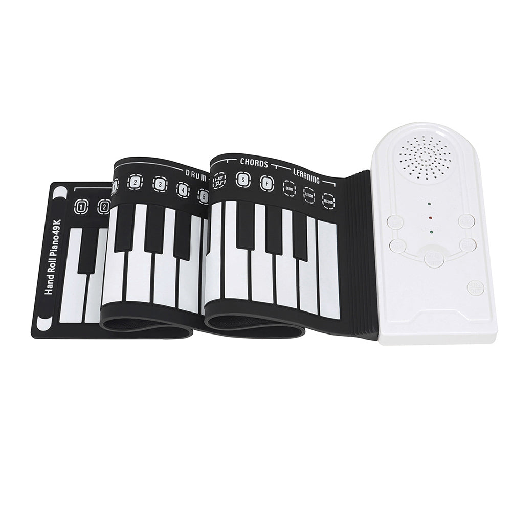 Draagbare rollup piano