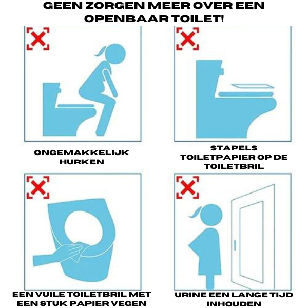 Hygiënische wegwerp toiletbril hoes