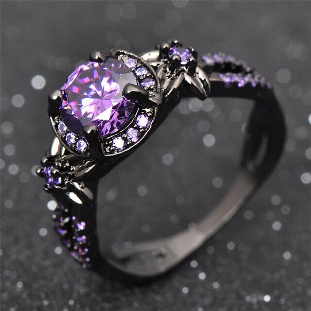 Edelsteen zirkonia ring