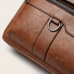 PU leder laptoptas met schouderband