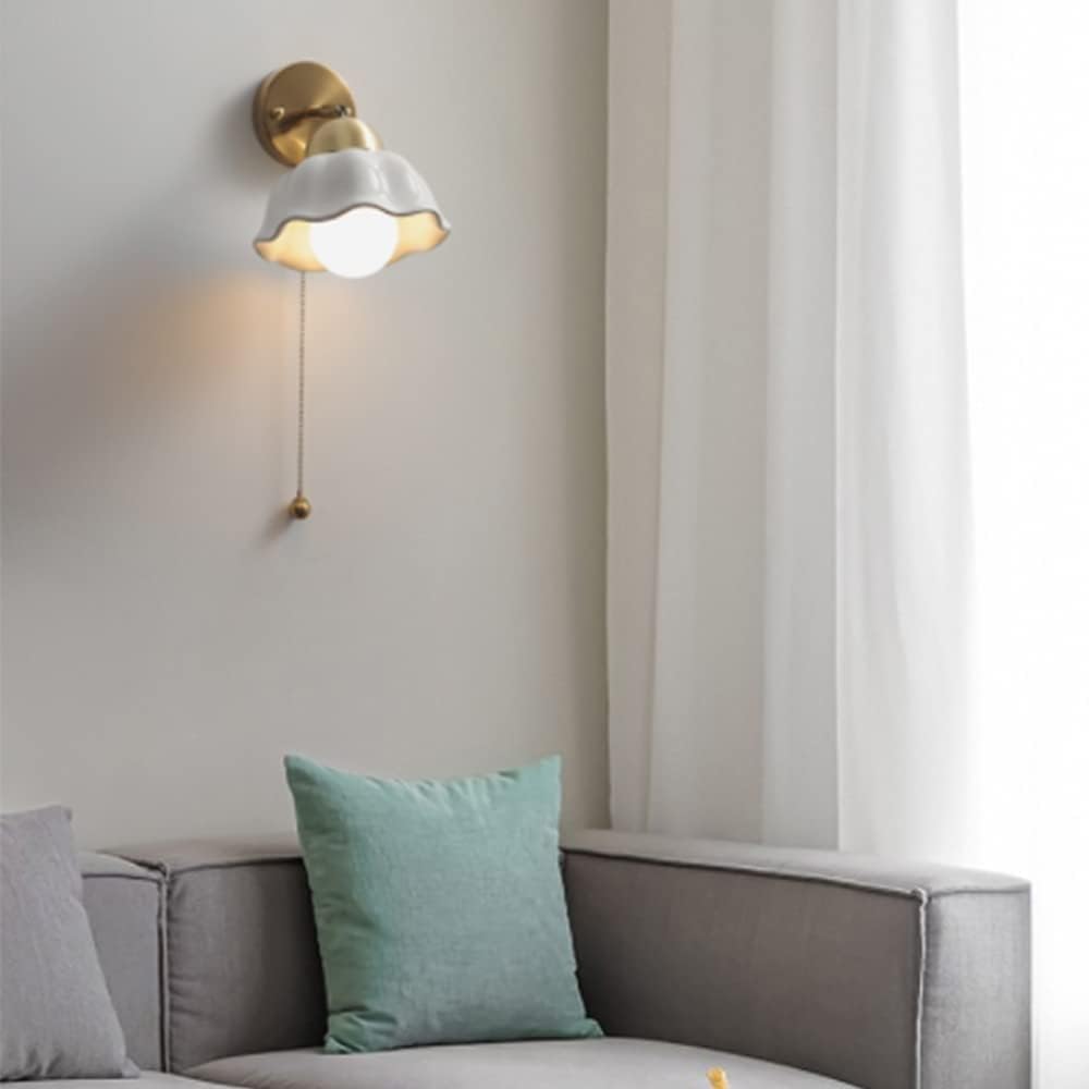 Verstelbare franse wandlamp