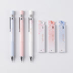 Set mechanische potloden met pastelbloemenpatroon