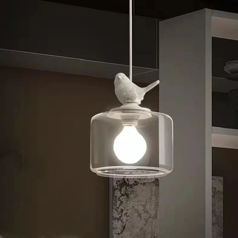 Vogelgeïnspireerde hanglamp
