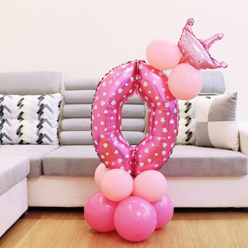 Verjaardagsballon met cijfer