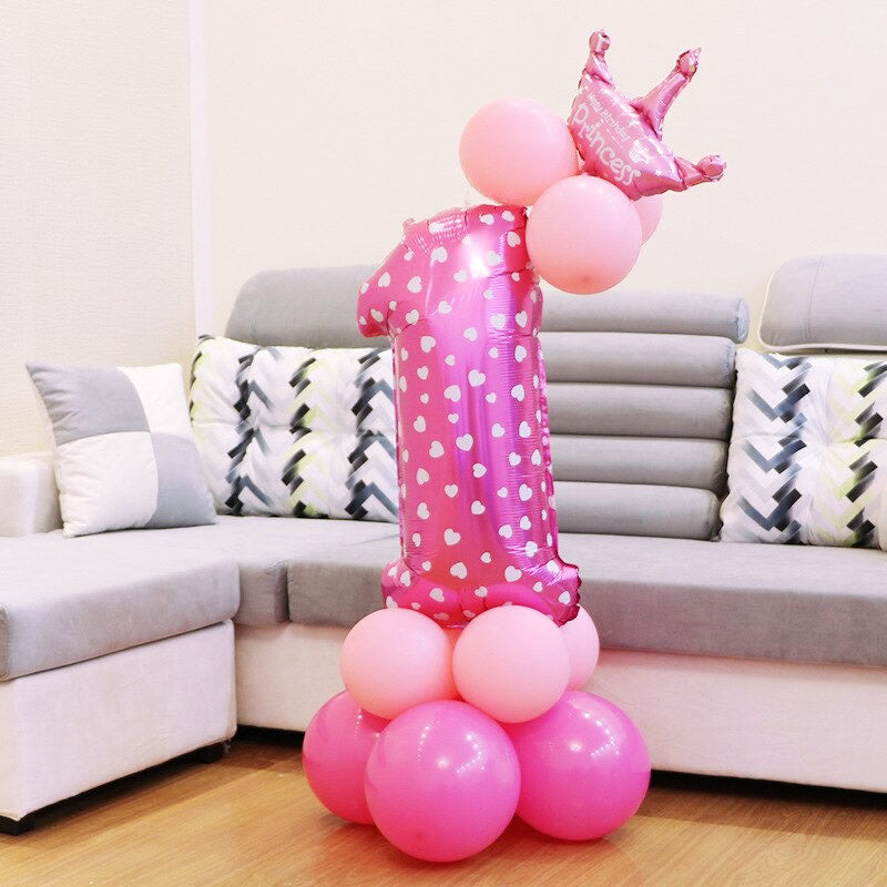 Verjaardagsballon met cijfer