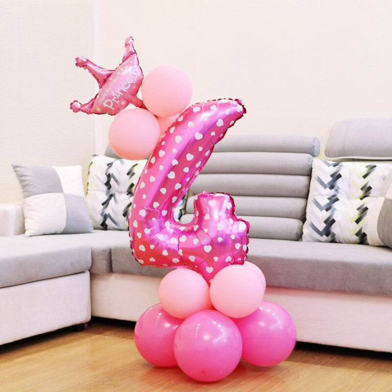 Verjaardagsballon met cijfer