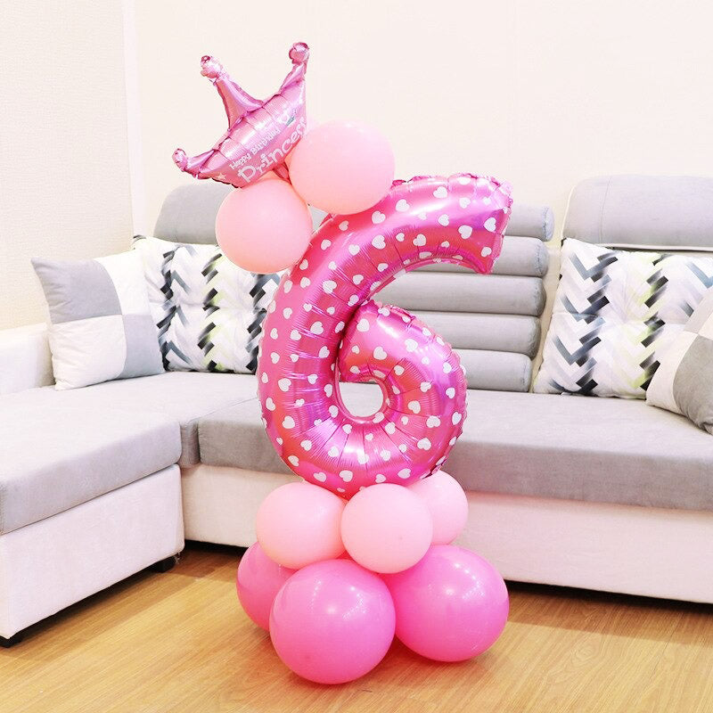 Verjaardagsballon met cijfer