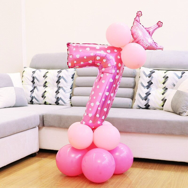 Verjaardagsballon met cijfer