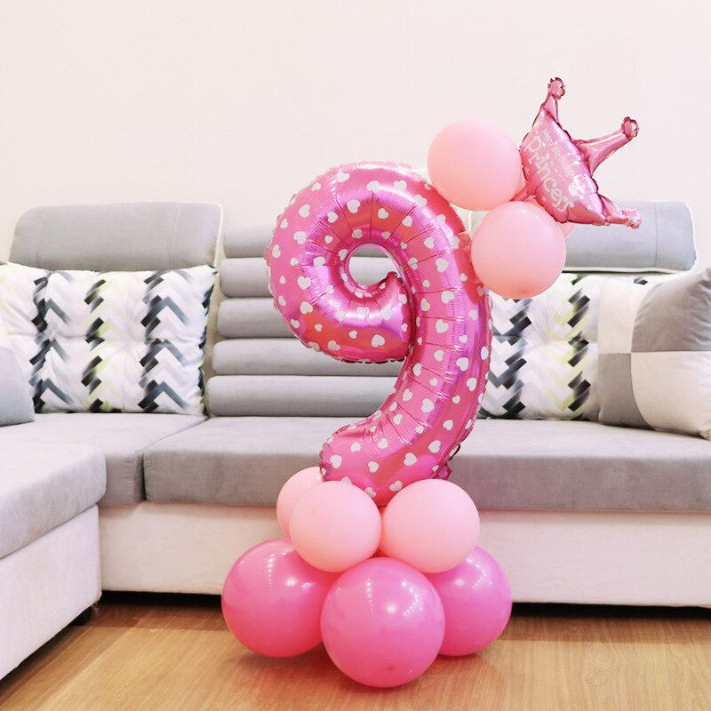 Verjaardagsballon met cijfer