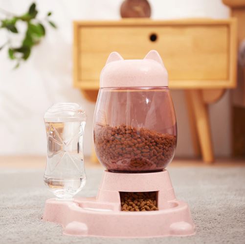 Automatische voerbak, 2-in-1