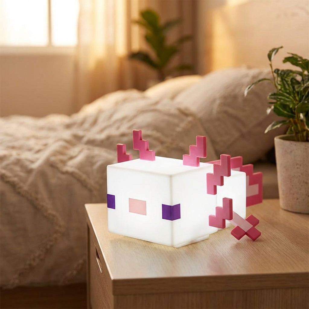 Nachtlampje in pixelstijl