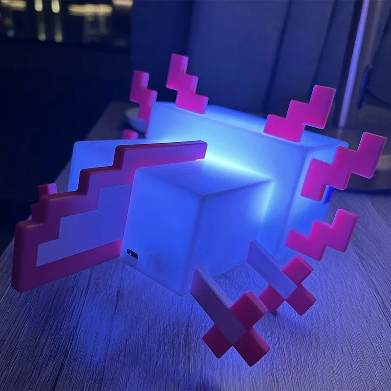 Nachtlampje in pixelstijl