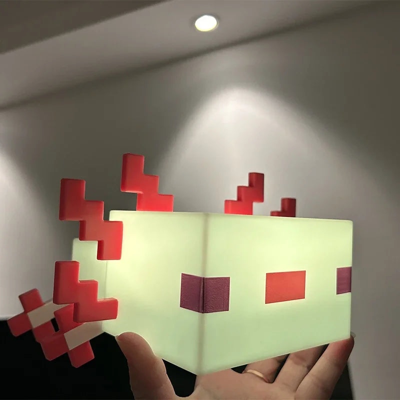 Nachtlampje in pixelstijl