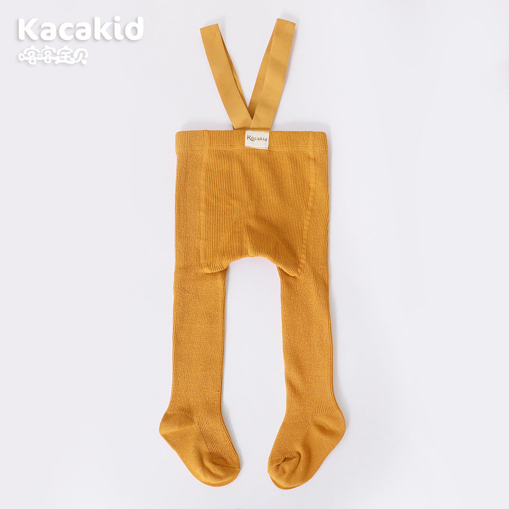 Baby meisjes en jongens knit broekje met hoge taille