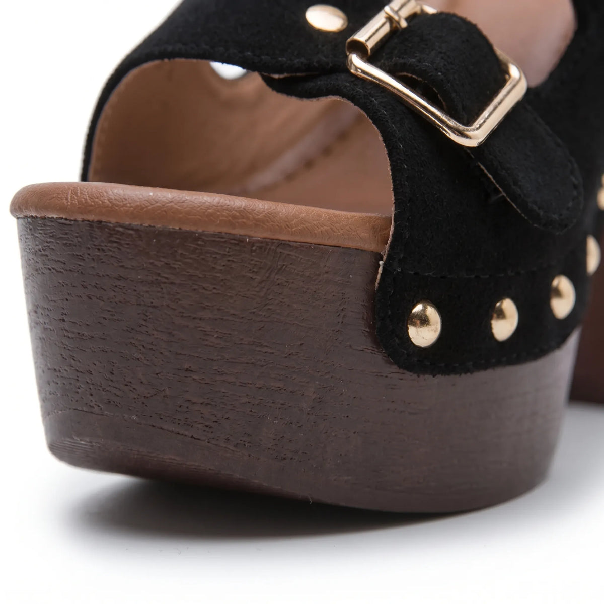 Plateausandalen met grove blokhak