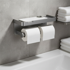 Ruimtebesparende toiletpapierhouder