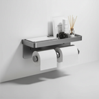 Ruimtebesparende toiletpapierhouder