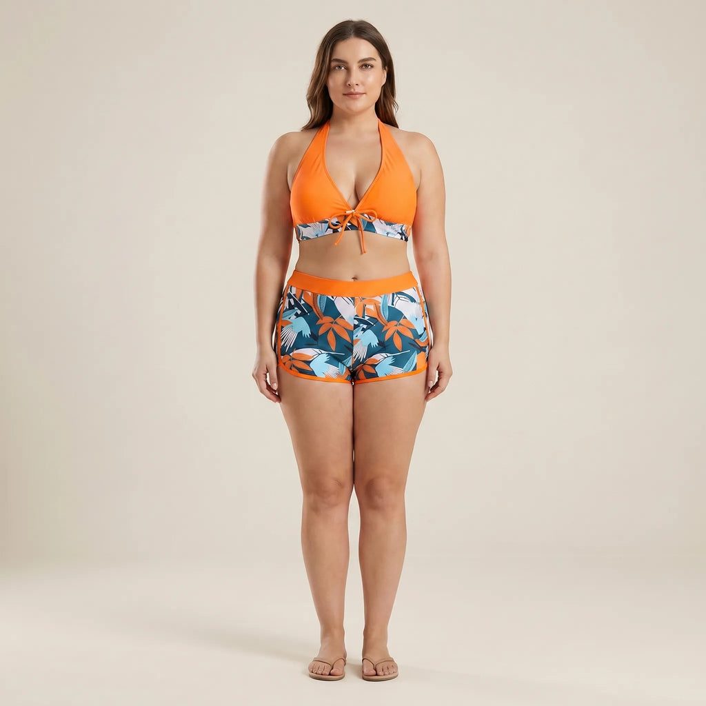 Plus-size bikiniset met apart ontwerp
