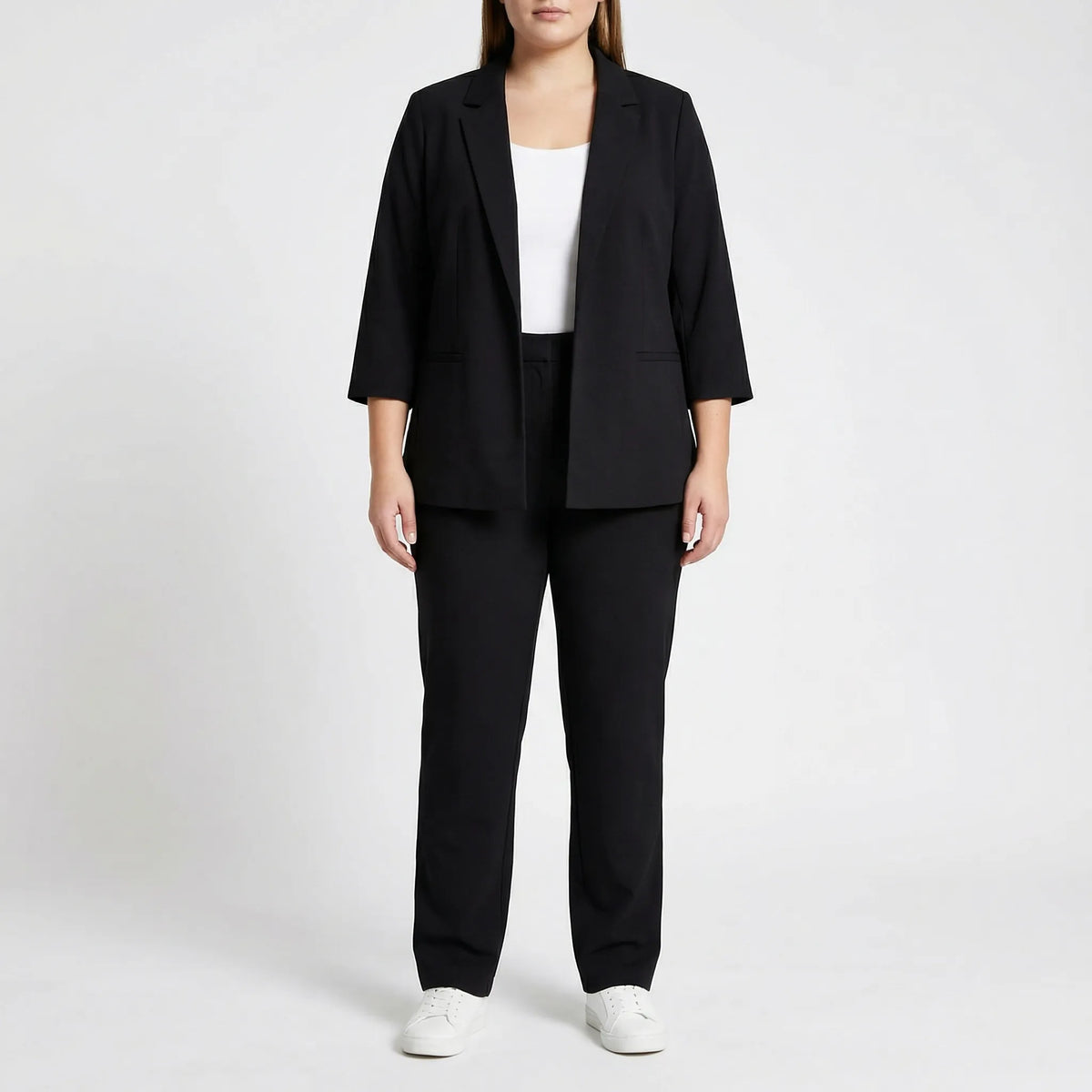 Blazer- en broekset voor grote maten
