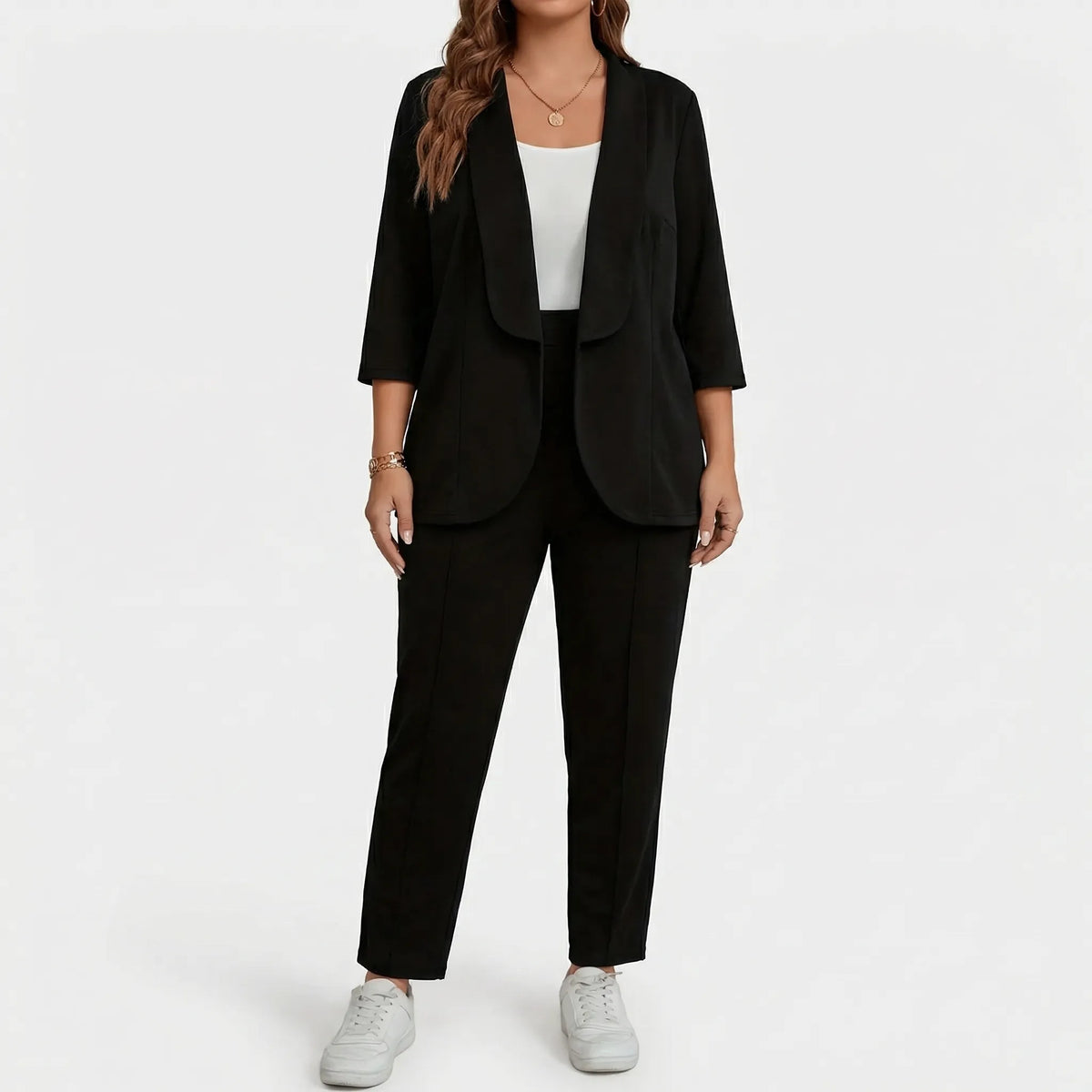 Blazer- en broekset voor grote maten — afbeelding 20