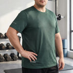 Plus-size ademend casual T-shirt