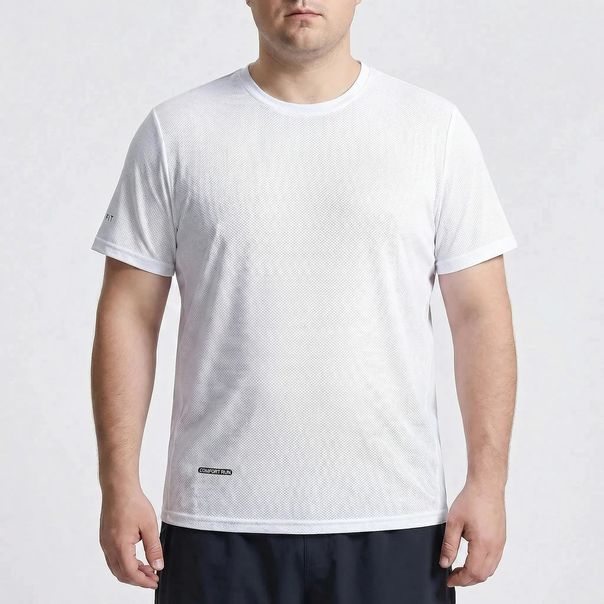 Plus-size ademend casual T-shirt