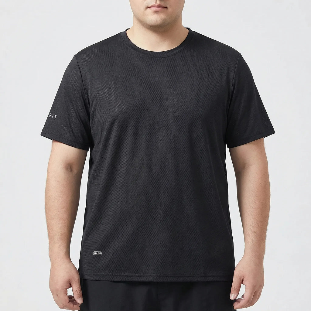 Plus-size ademend casual T-shirt