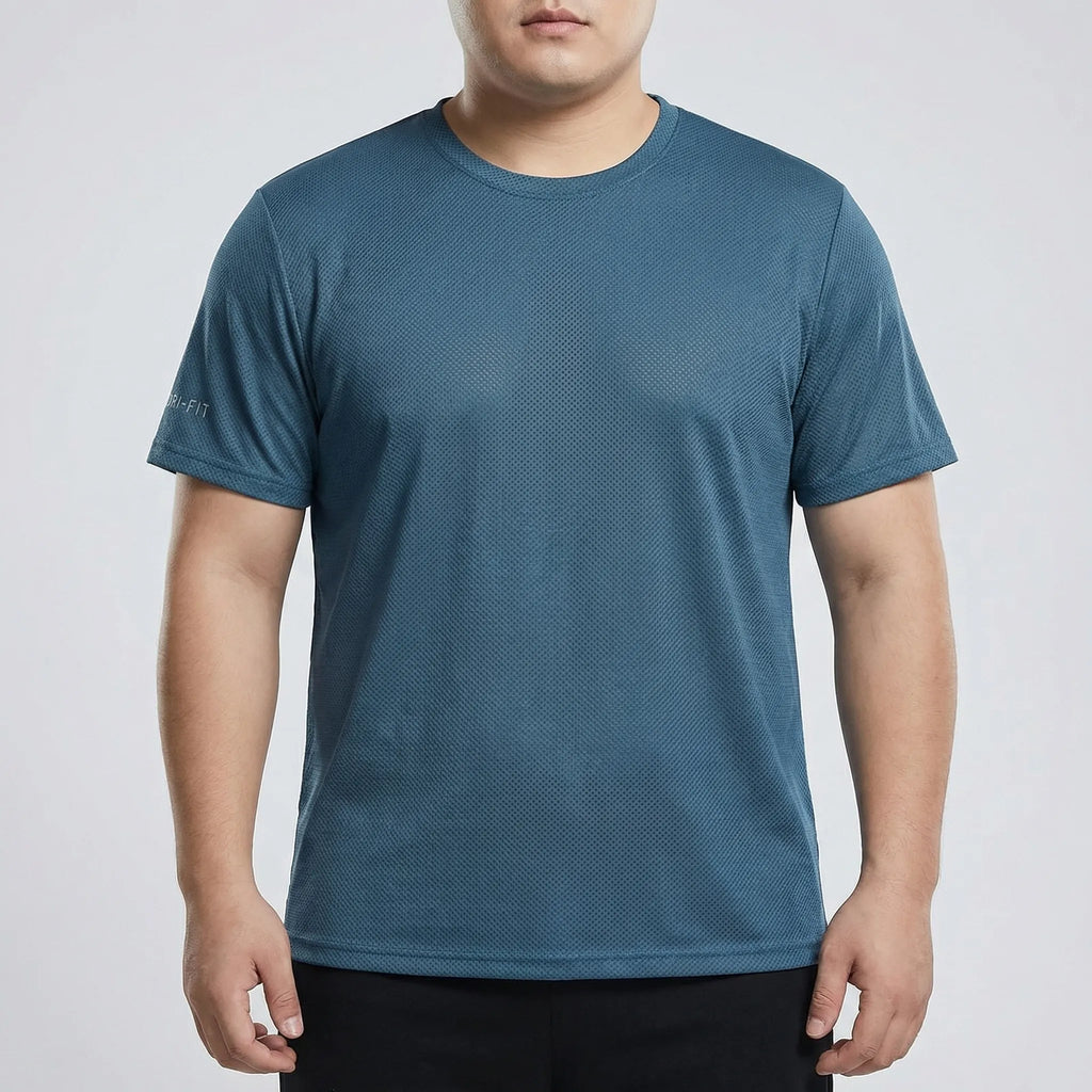 Plus-size ademend casual T-shirt