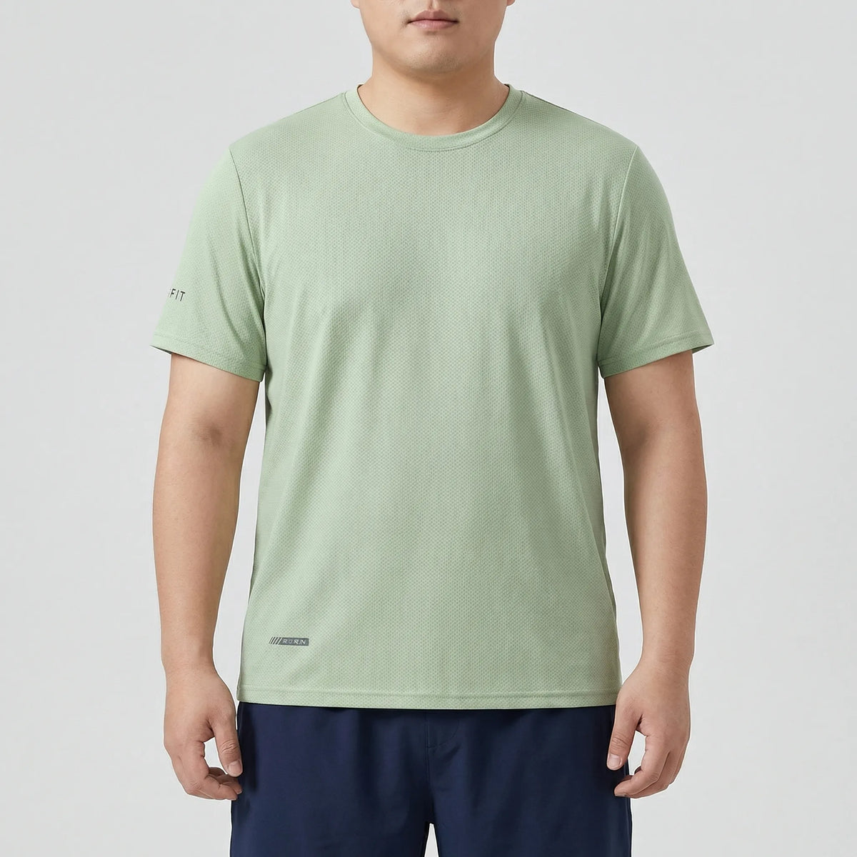 Plus-size ademend casual T-shirt