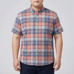 Designer casualshirt in plusmaat