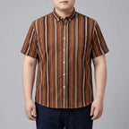 Designer casualshirt in plusmaat