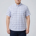 Designer casualshirt in plusmaat