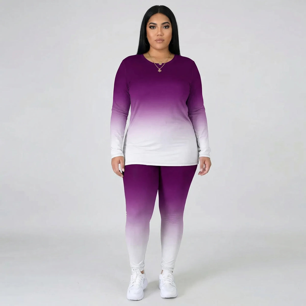 Plussize loungepak met lange mouwen — afbeelding 30