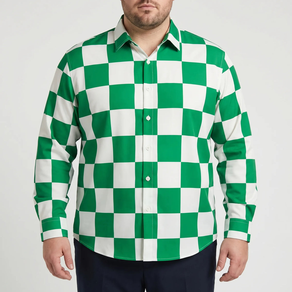 Plusmaat herenshirt met ruime pasvorm — afbeelding 19