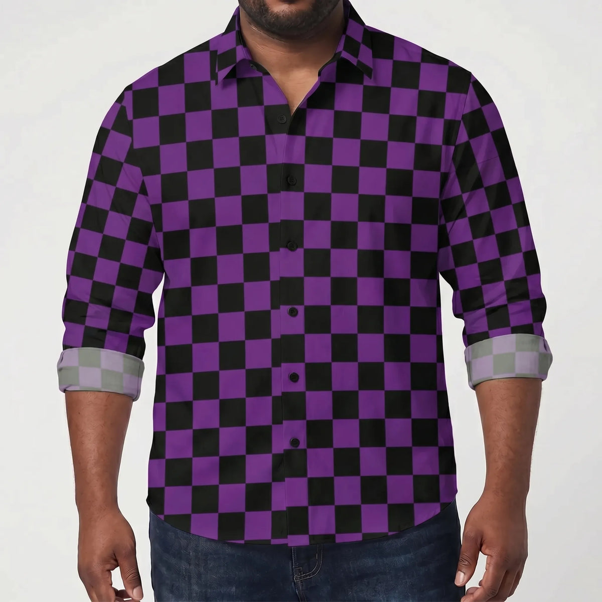 Plusmaat herenshirt met ruime pasvorm — afbeelding 20