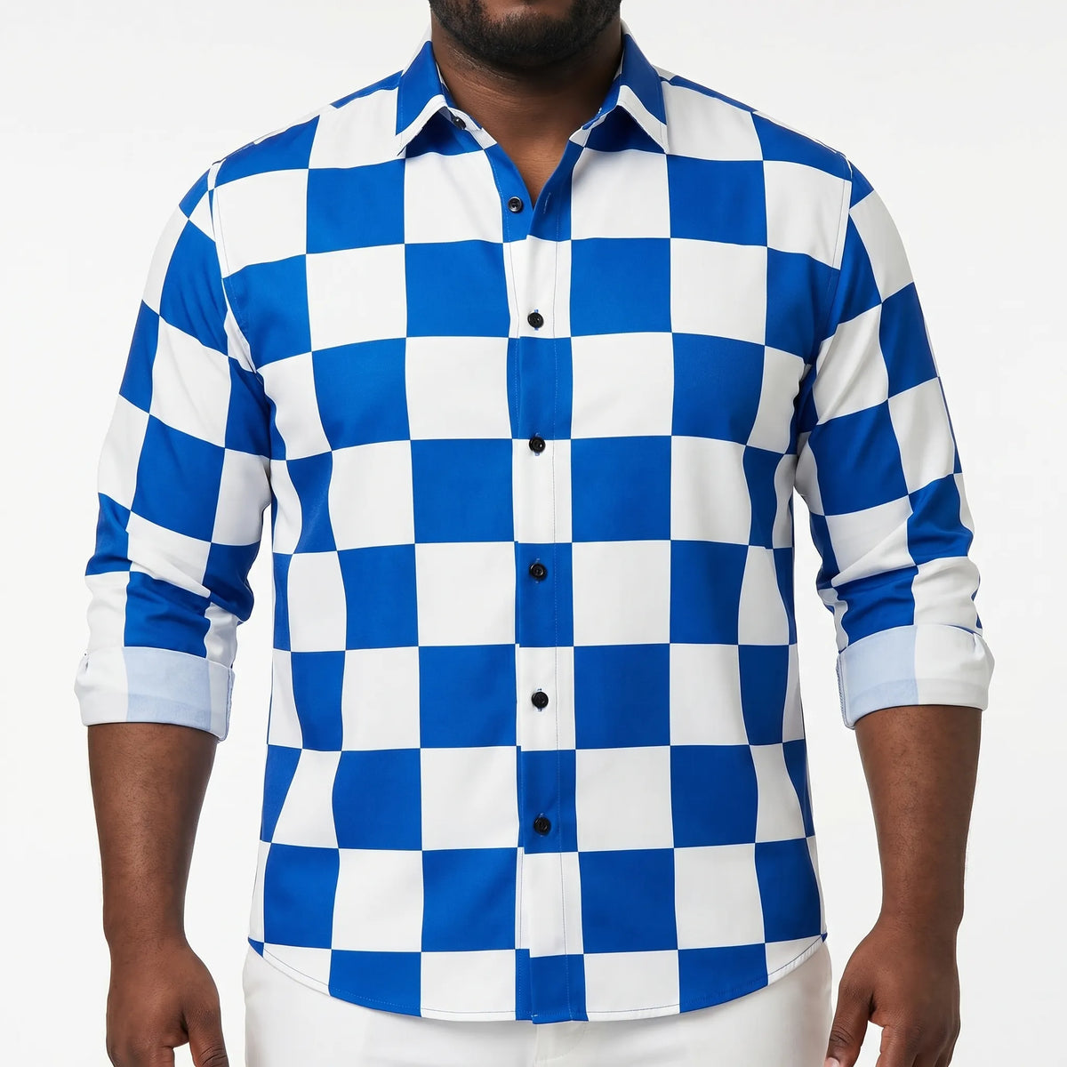 Plusmaat herenshirt met ruime pasvorm