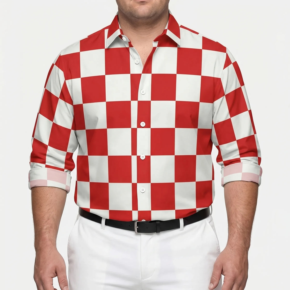 Plusmaat herenshirt met ruime pasvorm — afbeelding 16
