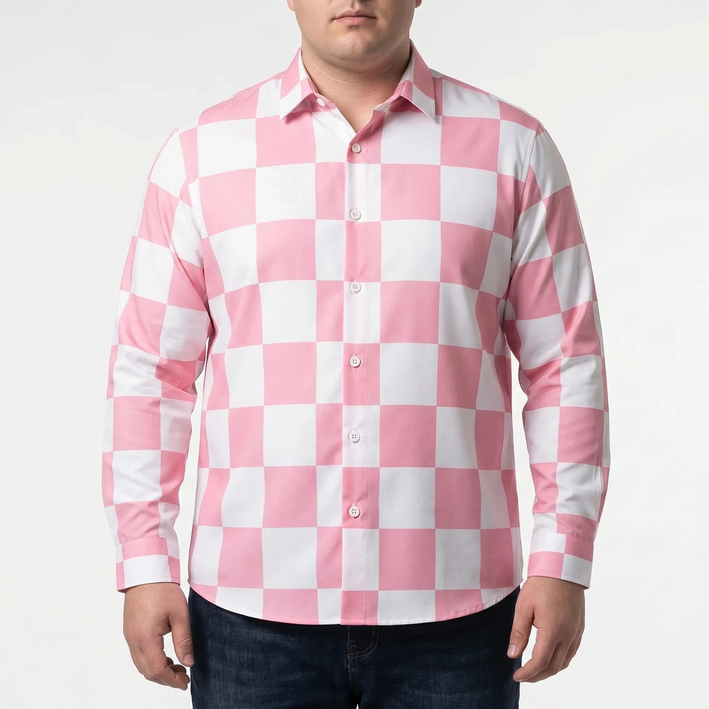 Plusmaat herenshirt met ruime pasvorm — afbeelding 17