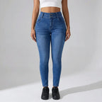 Stretch denimbroek in grote maten
