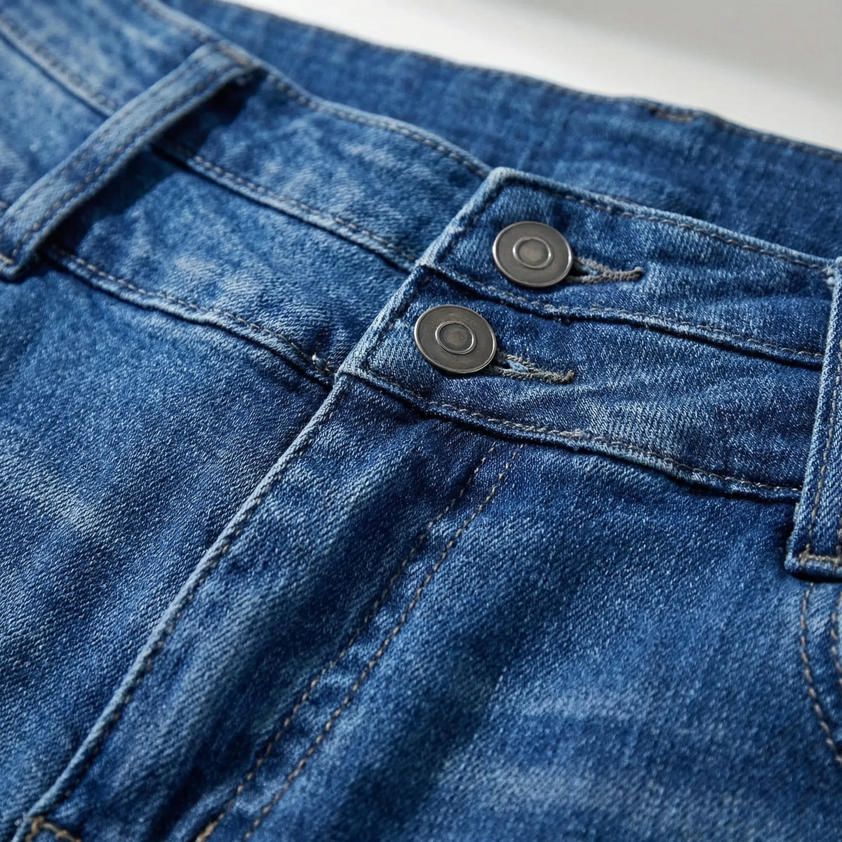 Stretch denimbroek in grote maten