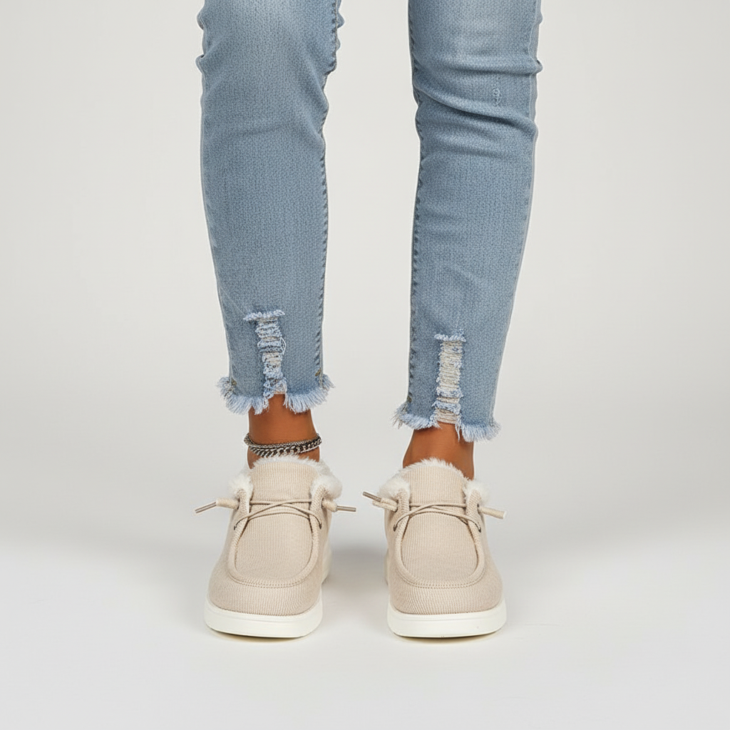 Pluche gevoerde winterschoenen