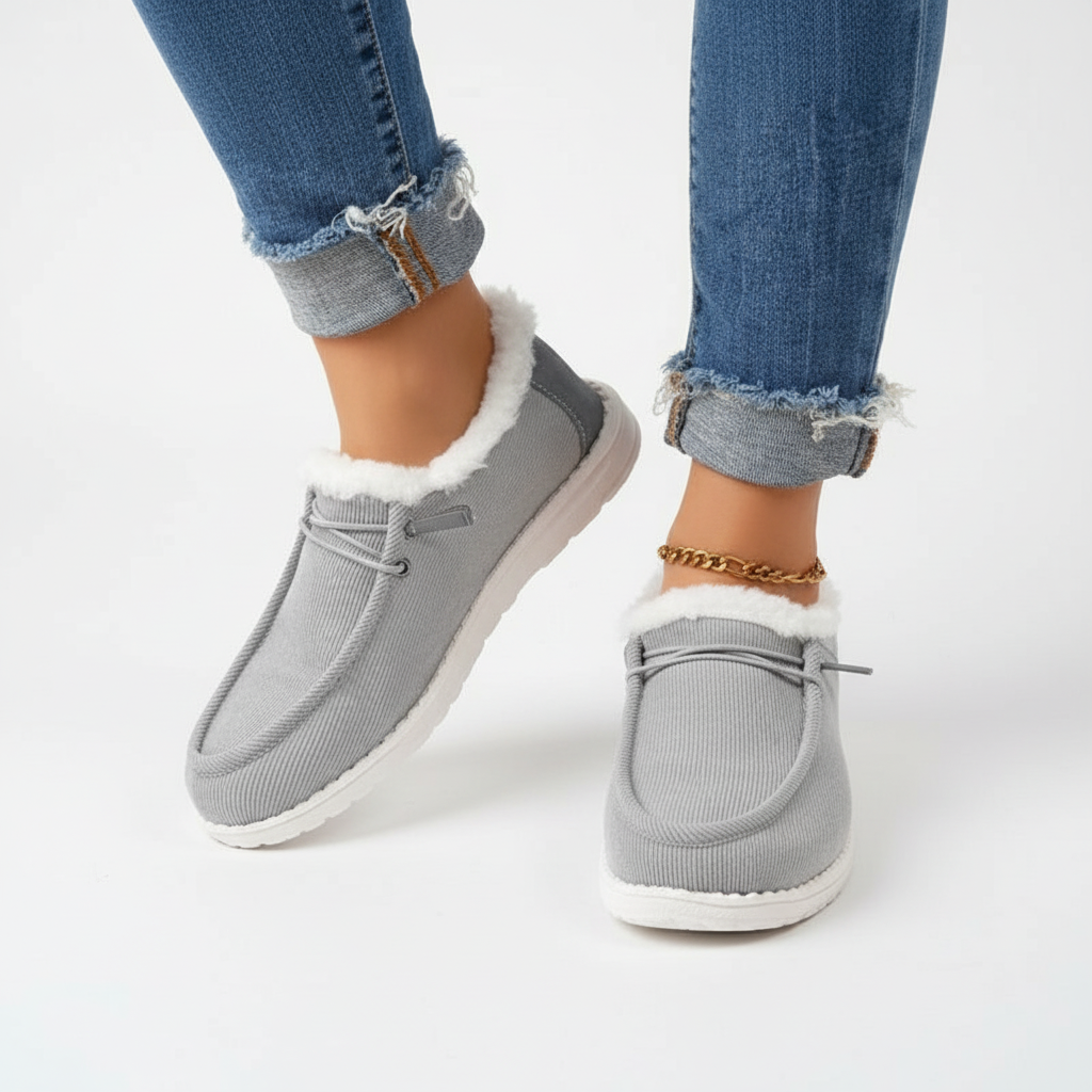 Pluche gevoerde winterschoenen