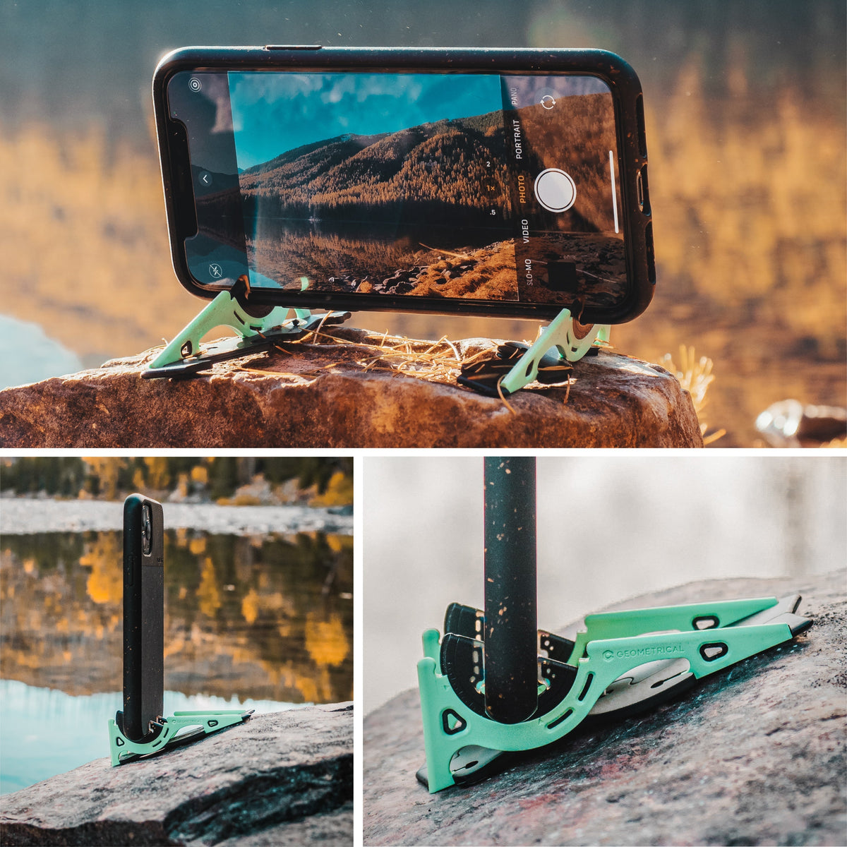 Draagbaar telefoonstatief voor foto’s